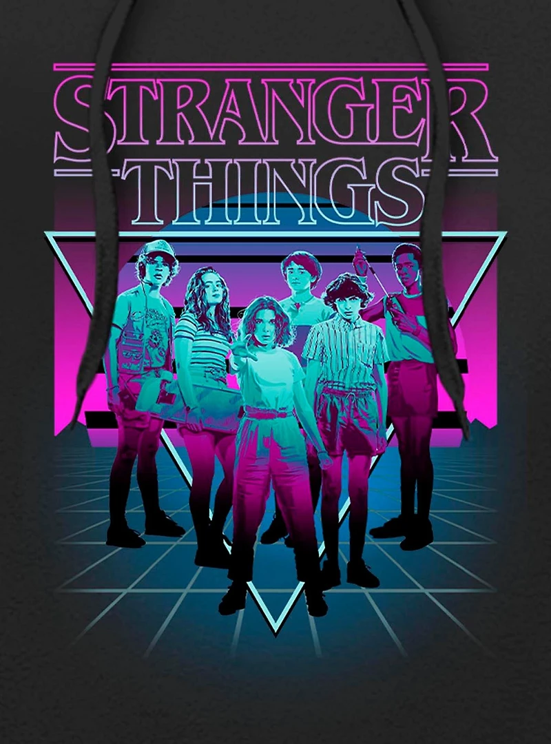 Stranger Things Neon Group Hoodie