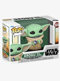 Funko Pop! Star Wars: The Book of Boba Fett Grogu with Armor Vinyl Bobble-Head
