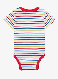 Disney Mickey Mouse Oh Boy Striped Infant One-Piece - BoxLunch Exclusive