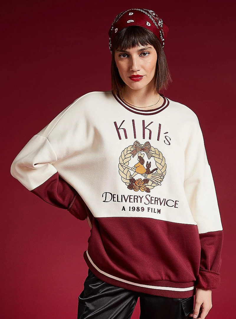 Studio Ghibli Kiki's Delivery Service Panel Crewneck - BoxLunch Exclusive