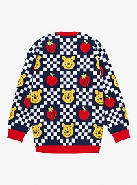 Disney Winnie the Pooh Fruits Checkered Women's Cardigan - BoxLunch Exclusive
