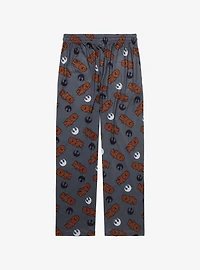 Star Wars Chewbacca & Rebel Logo Allover Print Sleep Pants - BoxLunch Exclusive