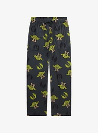 Star Wars Yoda & Jedi Order Logo Allover Print Sleep Pants - BoxLunch Exclusive