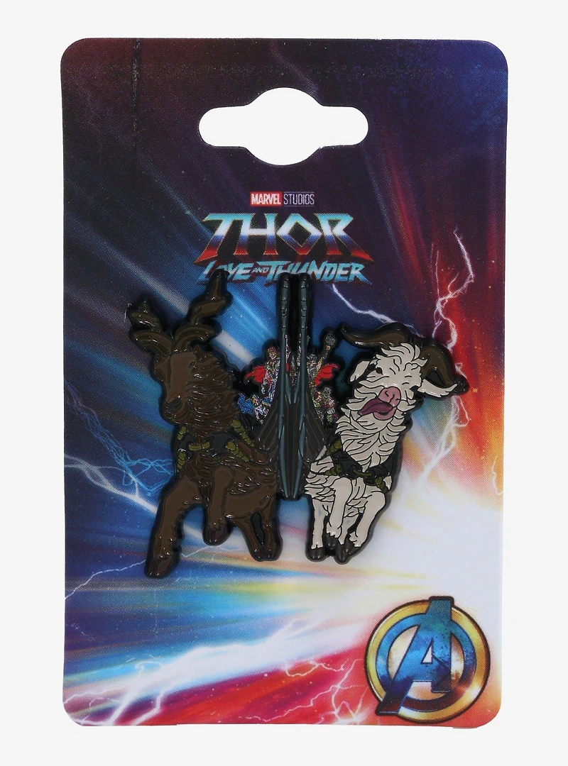 Marvel Thor: Love and Thunder Toothgrinder & Toothgnasher Enamel Pin