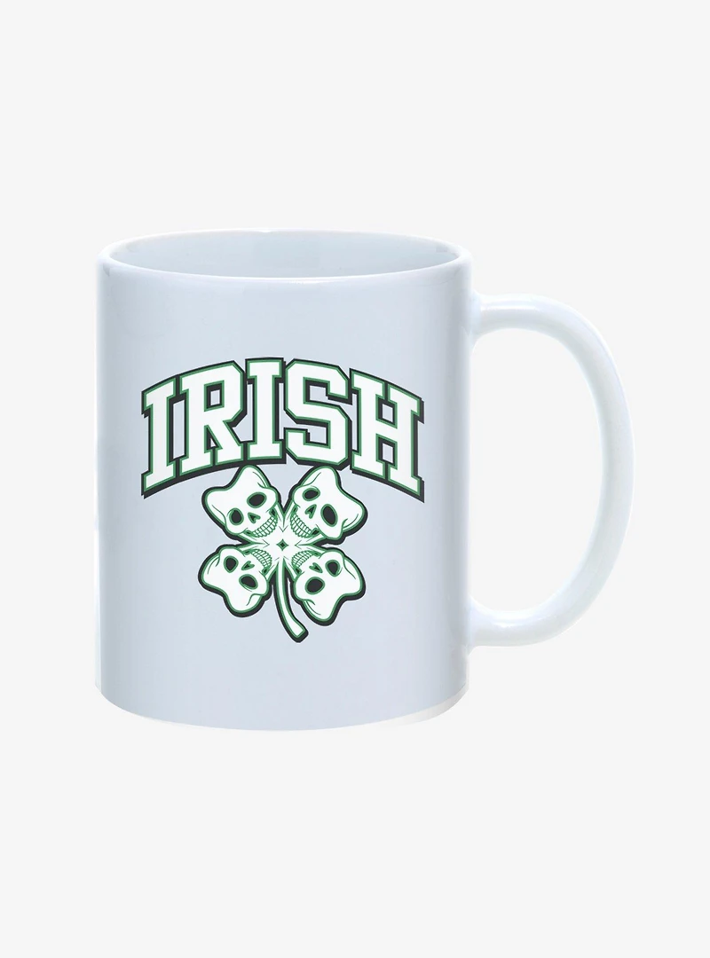 St. Paddy's Irish Skull Clover Mug 11oz