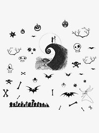 Disney Nightmare Before Christmas Jack and Sally Peel & Stick Wall Decals