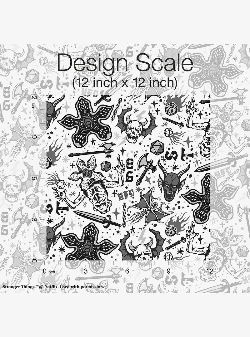 Stranger Things Hellfire Club Peel & Stick Wallpaper