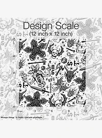 Stranger Things Hellfire Club Peel & Stick Wallpaper