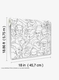 Universal Monsters Classic Peel & Stick Wallpaper
