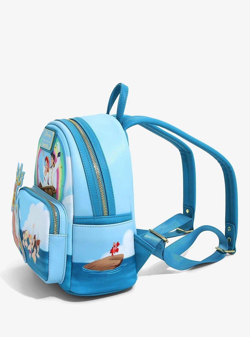 Loungefly Disney Ariel & Prince Eric Wedding Mini Backpack