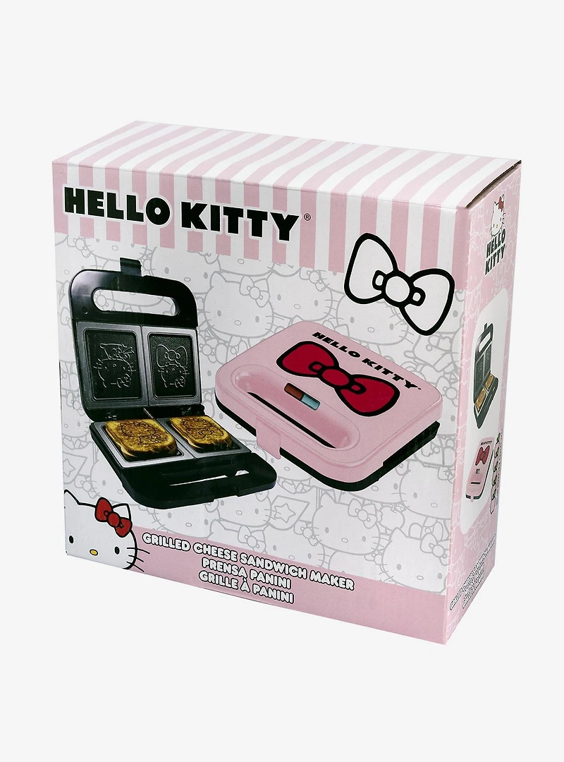 Hello Kitty Grilled Cheese Maker Panini Press and Compact Indoor Grill