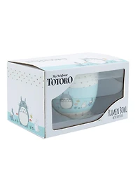 Studio Ghibli My Neighbor Totoro Mushroom Border Ramen Bowl with Chopsticks - BoxLunch Exclusive