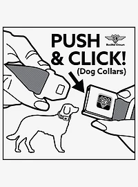 Supernatural Devils Trap Pentagrams Seatbelt Buckle Dog Collar