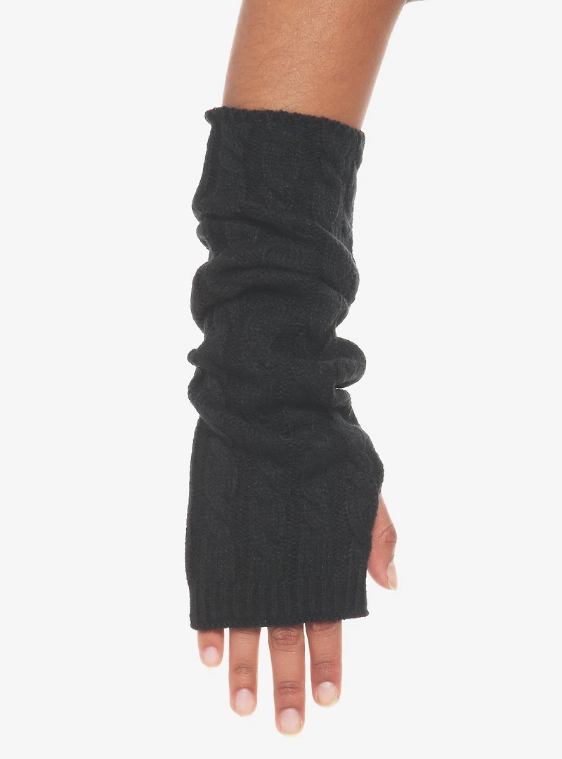 Cable Knit Arm Warmers