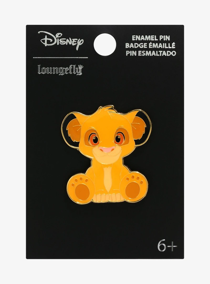 Loungefly Disney The Lion King Baby Simba Sitting Enamel Pin - BoxLunch Exclusive