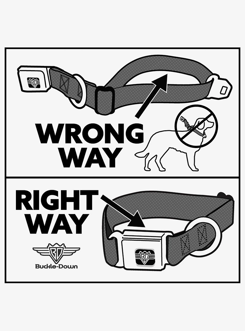 Disney Nightmare Before Christmas Jack Expressions Staggered Seatbelt Buckle Dog Collar