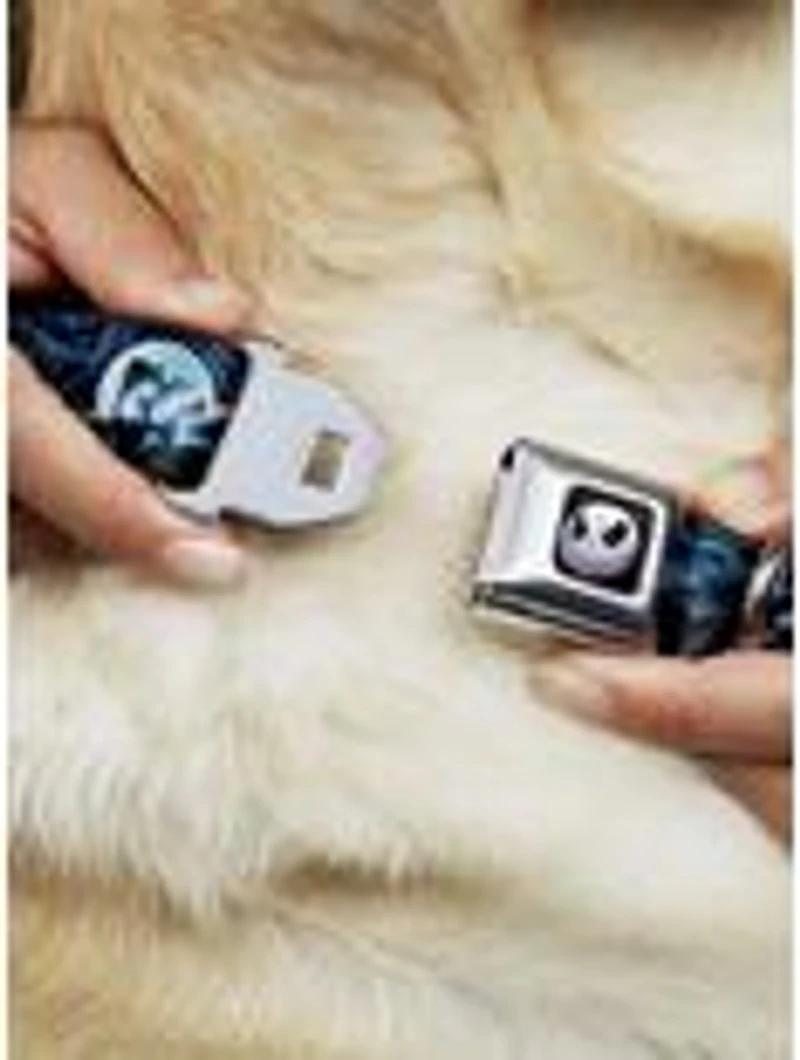 Disney Nightmare Before Christmas Jack Oogie Boogie Santa Seatbelt Buckle Dog Collar