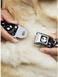 Disney Nightmare Before Christmas Jack Outline Expressions Seatbelt Buckle Dog Collar