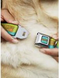 Scooby-Doo! The Mystery Machine Paint Job Seatbelt Buckle Dog Collar