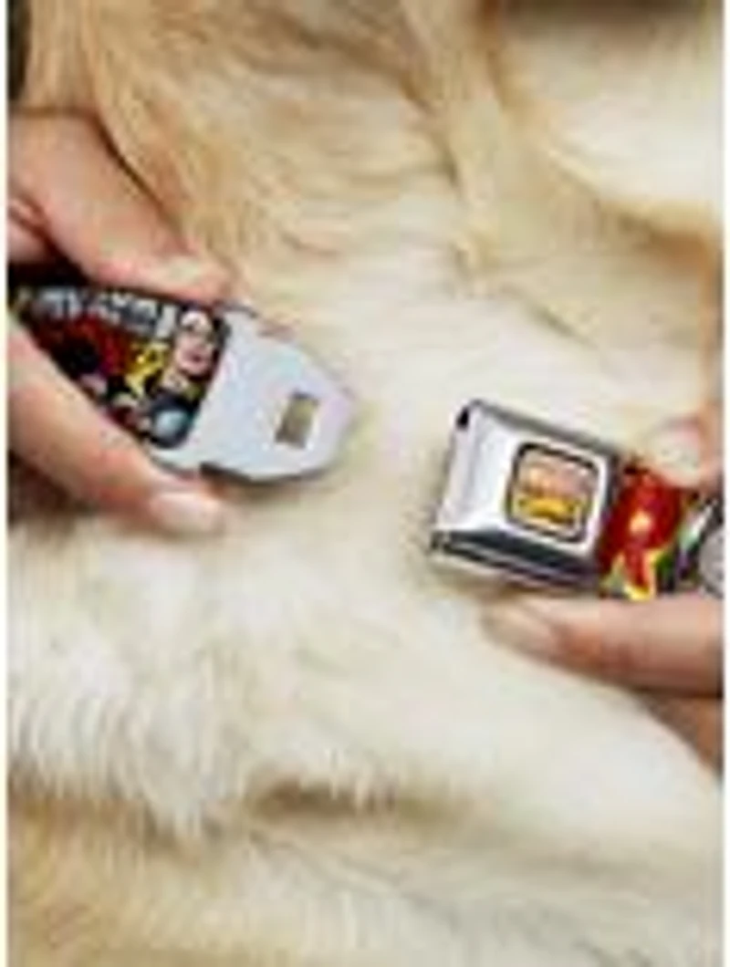 Marvel The Mighty Thor Action Poses Seatbelt Buckle Dog Collar