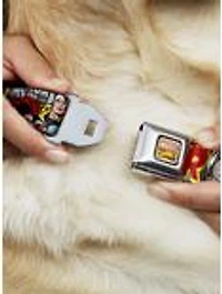 Marvel The Mighty Thor Action Poses Seatbelt Buckle Dog Collar