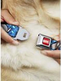 Marvel Thor Kawaii Poses Hammer Monogram Seatbelt Buckle Dog Collar