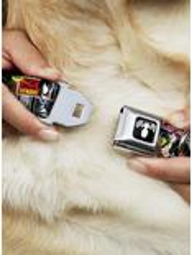 Marvel Venom Comic Book Panels Seatbelt Buckle Dog Collar