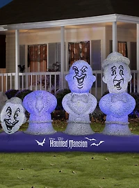 Disney The Haunted Mansion Scene With Music And Synchronized Light Show Airblown