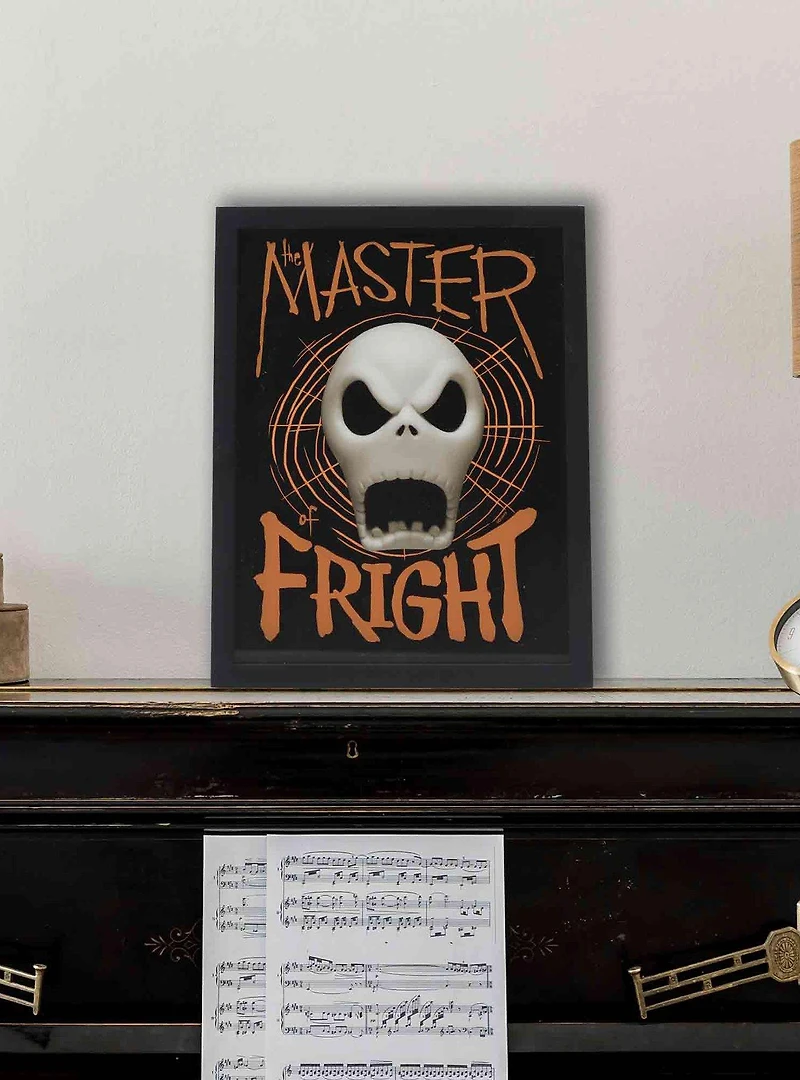 Disney The Nightmare Before Christmas The Master of Fright Framed Printed Glass Wall Decor