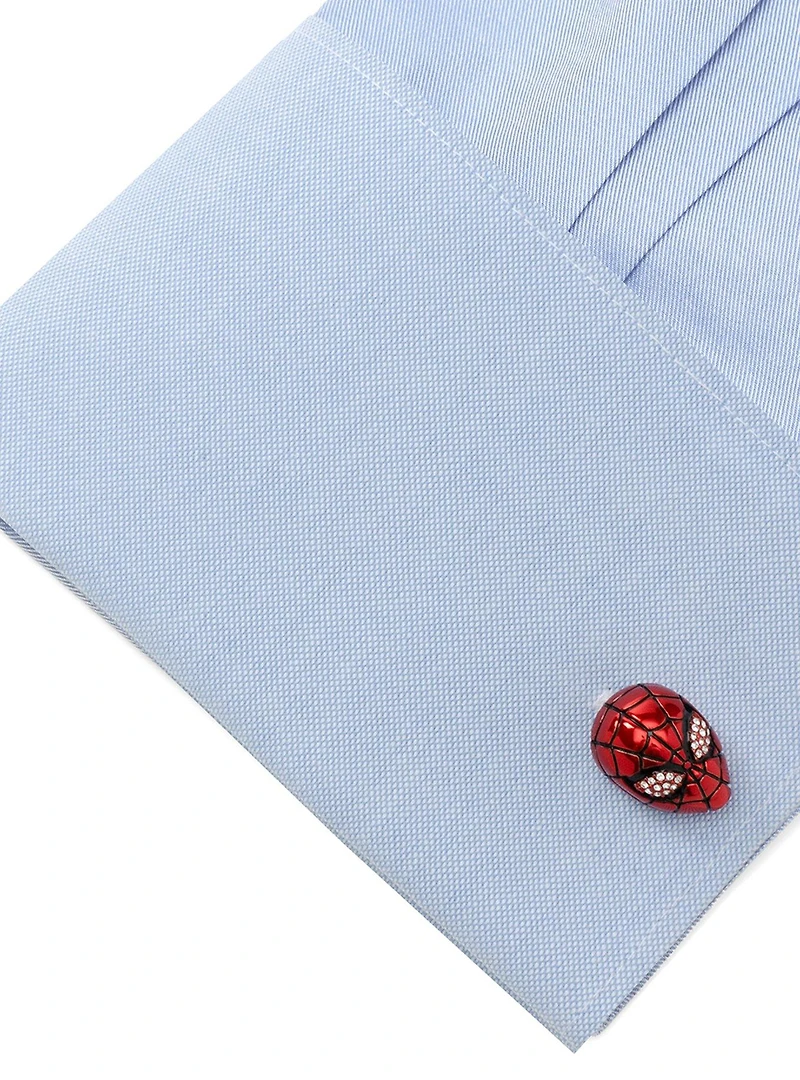 Marvel Spider-Man 3D Crystal Cufflinks