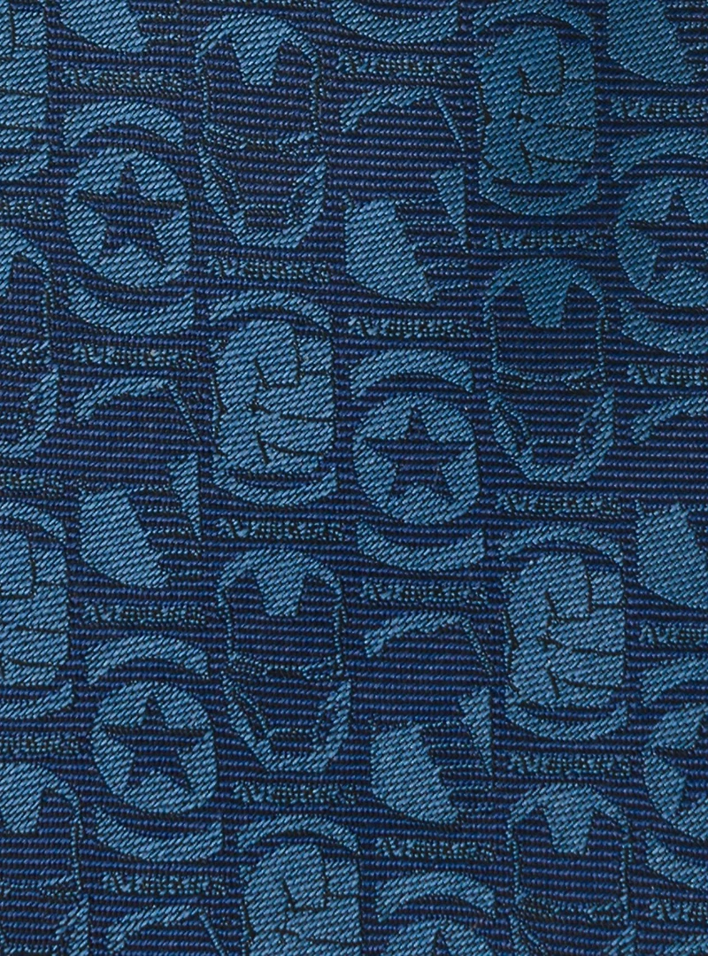 Marvel Avengers Motifs Blue Men's Tie