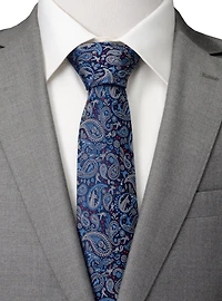 Marvel Avengers Blue Multi Paisley Men's Tie
