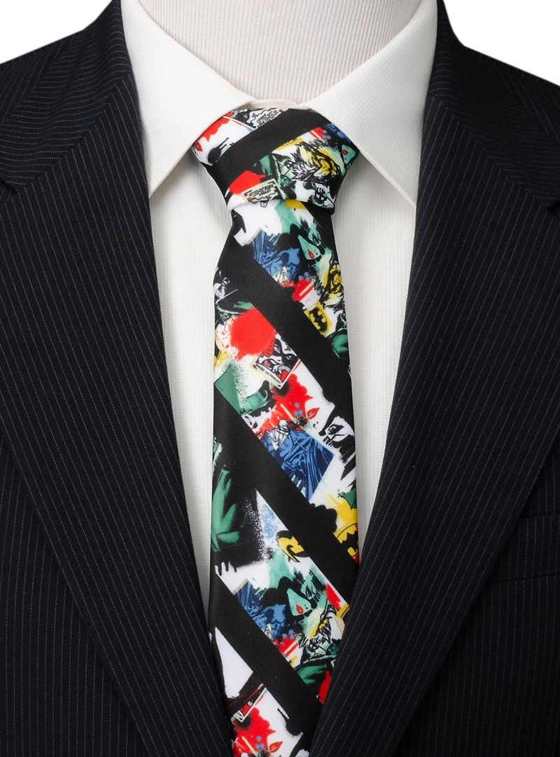 DC Comics Batman Chaos Stripe Men's Tie