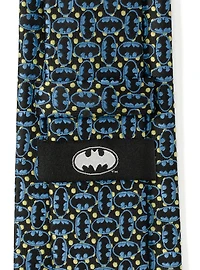 DC Comics Batman Emblem Multi Black Men's Tie