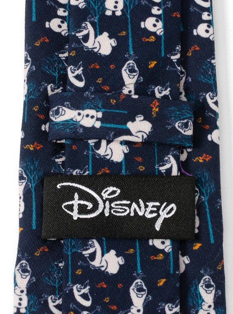 Disney Frozen Olaf Navy Pattern Men's Tie