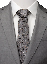 Star Wars Battle of Hoth Paisley Gray Men's Tie