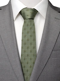 Star Wars The Mandalorian Sigil Sage Green Men's Tie