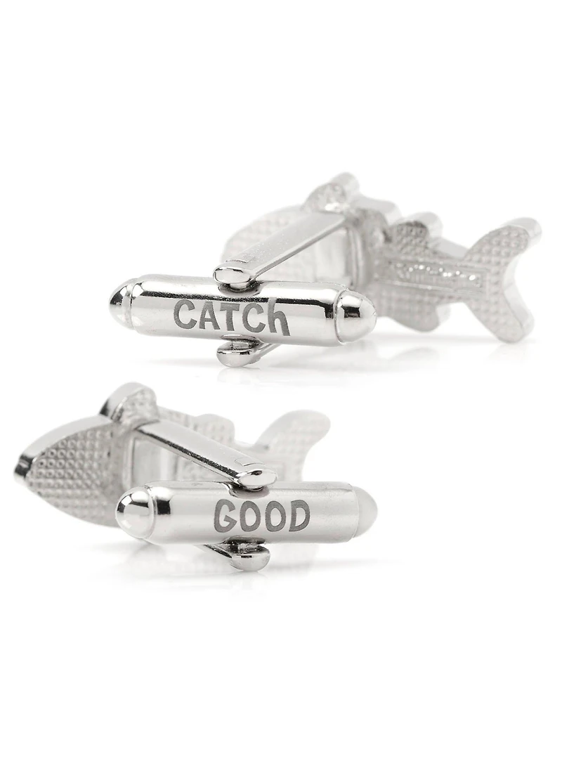 Fishin' Good Catch Cufflinks
