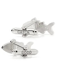 Fishin' Good Catch Cufflinks