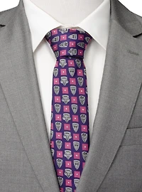 Marvel Guardians of the Galaxy Purple Men's Tie