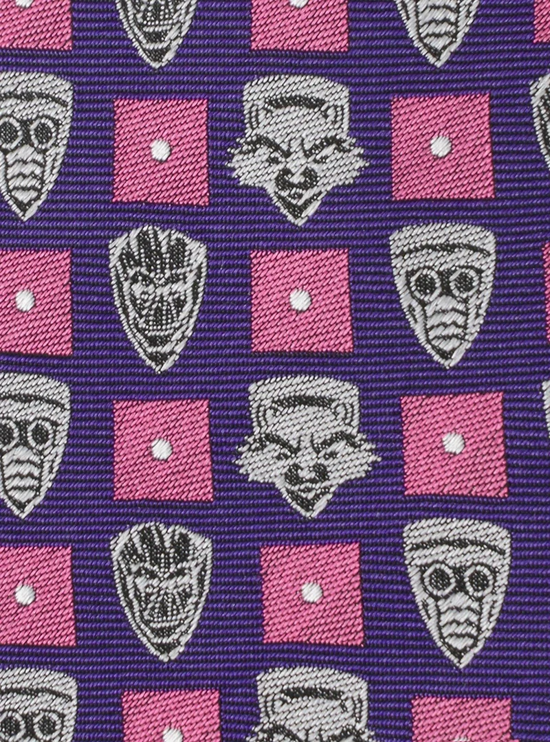 Marvel Guardians of the Galaxy Purple Men's Tie