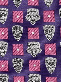 Marvel Guardians of the Galaxy Purple Men's Tie