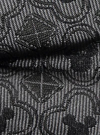 Disney Mickey Mouse Pattern Black Bow Tie