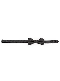 Disney Mickey Mouse Pattern Black Bow Tie