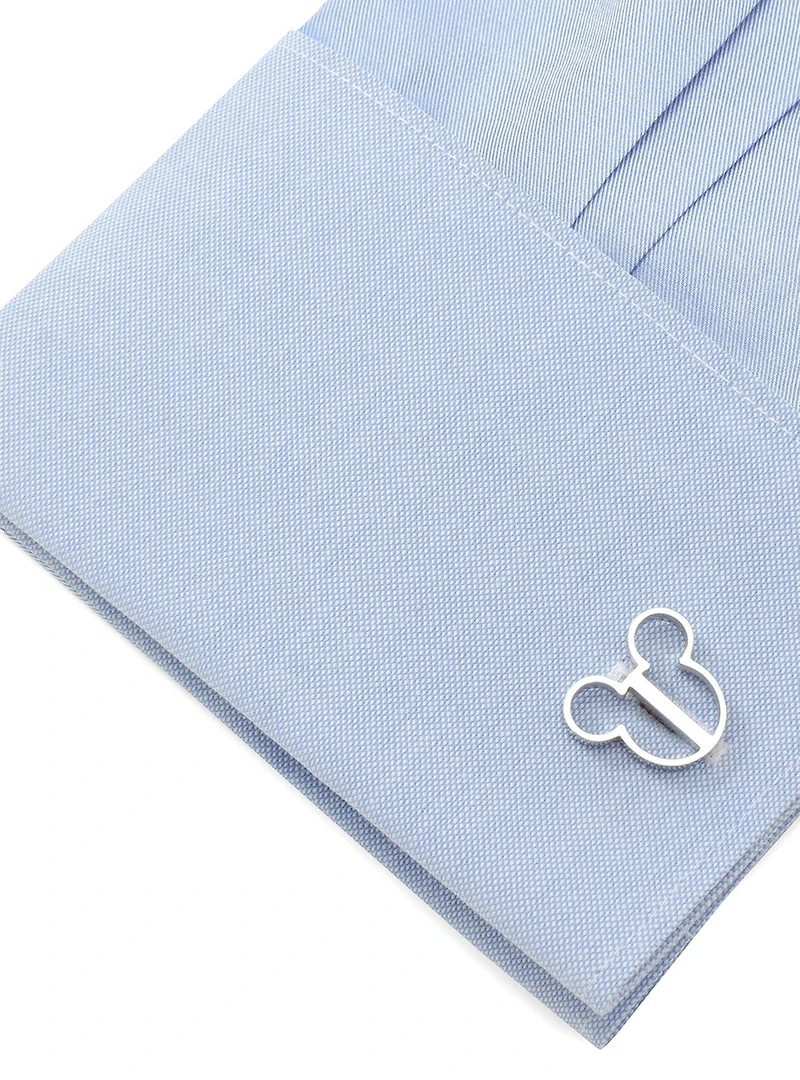 Disney Mickey Mouse Silhouette Cutout Cufflinks