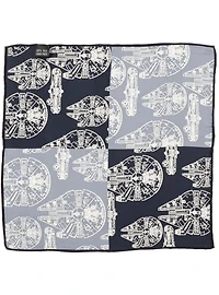 Star Wars Millennium Falcon Blue Pocket Square