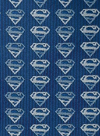 DC Comics Superman Shield Logo Blue Men's Tie