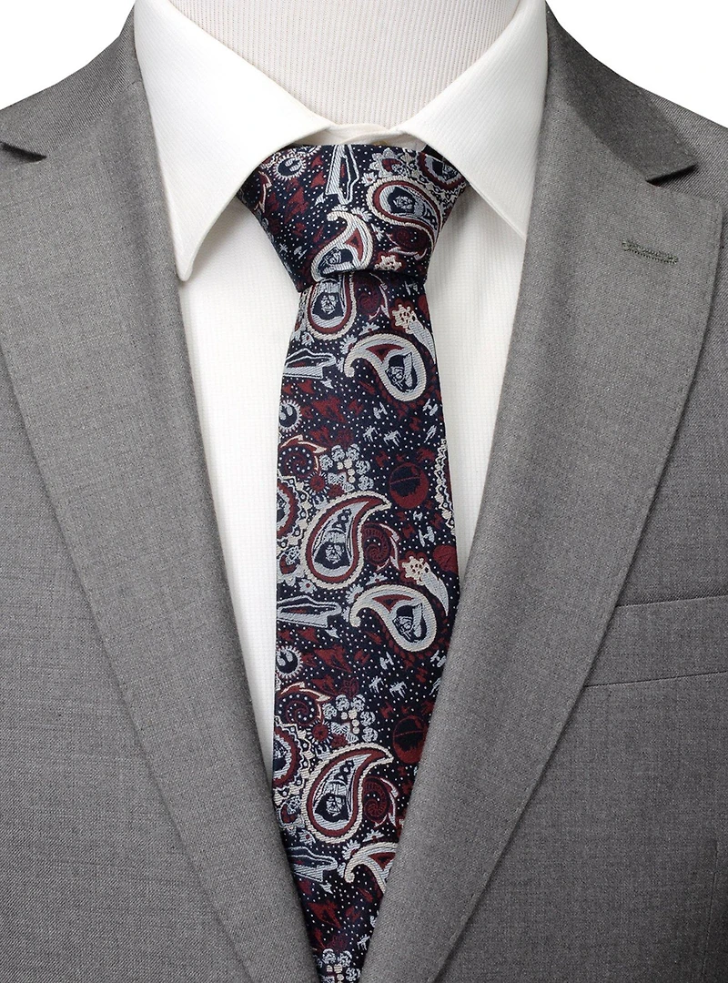 Star Wars Darth Vader Paisley Navy Men's Tie
