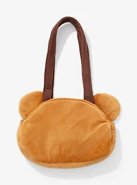 Rilakkuma Face Plush Tote Bag
