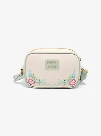 Loungefly Harry Potter Deathly Hallows Floral Crossbody Bag